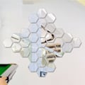 Pikkukuva 4 / 5: 12 kpl 3D kuusikulmio akryyli peiliseinätarra DIY taidekoriste
