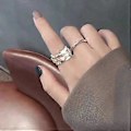 Miniatyrbild 3 av 5: Hjärtformad Snurrring för Kvinnor och Män - Självkänsla Snurrring Hjärta - Fidget Ring för Oro - Silver