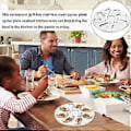 Miniatyrbillede 2 af 4: Rustfrit Stål Østers Middagstallerken Slots Musling Østers Servering Grillpande