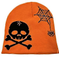 Pikkukuva 1 / 5: Halloween-tyylinen aikuisten pipo joustava tuulenpitävä korvasuoja lämmin talvi aikuisten pyöräily hiihtotarvikkeet oranssi (oranssi)
