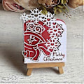 Miniatyrbillede 2 af 5: Snemand Embossing Stanseforme til DIY Scrapbooking Album Julekortfremstilling
