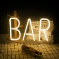 Pikkukuva 4 / 5: Hot Bar Led Neon-kyltti Neon-seinäkyltit Suuri neonkirjainvalo USB
