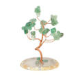 Miniatyrbilde 1 av 4: Feng Shui Dekorasjon Edelsten Livets Tre Rose Gull Wire Wrap