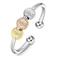 Miniatyrbillede 1 af 5: Spinnende Fidget Peace Rings Spinner Åbne Ringe til Angst Bekymring Roterbar Ring Stressaflastende Valentinsdag Smykkergaver (Multi-farver)