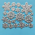Miniatyrbillede 5 af 5: Vinter Snefnug Metal Skæreforme Skabelon DIY Scrapbooking Album Papir Kort