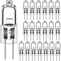 Miniatyrbillede 1 af 3: 20 stk. G4 halogenpære 20w Dc12v indendørs halogen G4 lampe krystalpære