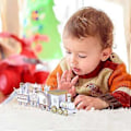 Miniatyrbillede 5 af 5: Juletogs Dekorationer Julemand Gingerbread Mand Tog 3 Vogne Mini Trætog til Børn Gave, Julefest Dekorationer (Hvid)