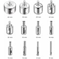 Miniatyrbillede 4 af 5: 15 stk. Diamantbor Bits Bor Bits Hulsave Hulsave Diamant Dr