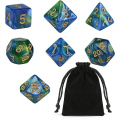 Miniatyrbild 3 av 5: 7 polyhedrala tärningar för rollspel Dungeons and Drago