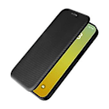 Miniatyrbillede 4 af 5: Læder Telefon Cover til iPhone 15 Plus (Sort)
