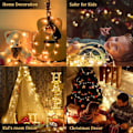 Miniatyrbild 5 av 5: Ljusslinga 33ft 100 Leds , Julbelysning Plug in med 8 Flas