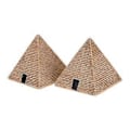 Miniatyrbillede 1 af 4: 2 stk. Kreativ Pyramide Udsmykning Skrivebord Harpiks Pyramide Ornament Pyramide Dekor
