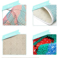 Miniatyrbillede 3 af 5: Latch Hook Kit - 62 x 40cm - Støvlefremstillingssæt, Tæppefremstillingssæt til begyndere, voksne og børn - Støvle a