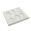 Miniatyrbillede 2 af 5: 6 cellers chokoladeform robotformet chokolade slikforme bagegadgets