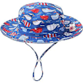 Pikkukuva 3 / 5: Home Prefer Lasten UPF52+ Safari-Aurinkolippis Hengittävä Bucket Hat Kesäpelilippis