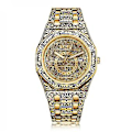 Miniatyrbillede 1 af 5: Herreur Mode Vandtæt Quartz Relojes De Hombre Selvlysende Rustfrit Stål (Guld)