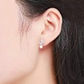 Miniatyrbillede 5 af 5: Katte Stud Øreringe med Perle Hypoallergeniske Perle Stud Øreringe P