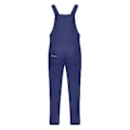 Miniatyrbild 3 av 4: Damernas Våren & Sommaren Casual Lösa Långa Bib Byxor Jumpsuits Baggy Bomull Linne Look Rompers Overalls Byxor Plus Size(3XL Mörkblå)