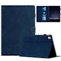 Pikkukuva 1 / 5: Uurrellinen Nahkakuori iPad 10.2 2021 / 2020 / 10.5 2019 (Sininen)