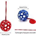 Miniatyrbilde 3 av 5: Hestehøyfôrer Hestegodbitball Hengeleke Fôringsball Heste Geitefôrer Ballfôrer Heste 810