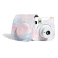 Miniatyrbillede 2 af 4: Etui Kompatibel med Fujifilm Instax Mini 12 Instant Kamera - Kunstlæder Kamerataske Rejse Kamera