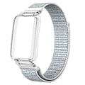 Miniatyrbild 2 av 5: PC-fodral + Nylon Loop-rem för Xiaomi Mi Band 7 Pro (Vit)