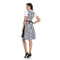 Pikkukuva 4 / 5: Naisten Oktoberfest-olutpiika-asu Baijerilainen perinteinen Dirndl-mekko Karnevaali (L Denim Blue Check)