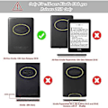 Pikkukuva 2 / 5: Kotelo uudelle Kindle 2019: Ohut nahkainen kansi automaattisella nukkumis-/herätystoiminnolla, maalattu kuori, suojakotelo Amazonin uudelle Kindlelle (10. sukupolvi)