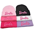 Pikkukuva 2 / 3: Barbie Lasten Unisex Talvi Lämmin Pipo Pojille Ja Tytöille Neulotu Pipo Luova Lahja (Musta)