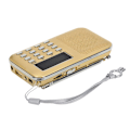 Miniatyrbillede 3 af 3: Bærbar radio, FM AM radio batterier og net, MP3, højttaler, TF