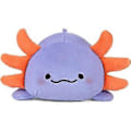 Miniatyrbild 2 av 5: Söt Axolotl Plyschkudde Mjuk Salamander Fylld Djurleksak Kawaii Plushie Dockor Presenter till Barn Lila 7,8 tum