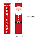 Miniatyrbillede 2 af 5: Julebanner, Velkommen Glædelig Jul Banner, Velkommen Glædelig C