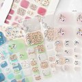 Miniatyrbilde 4 av 5: Glittertånegl Manikyr Klistremerker Vanntett Langvarig Neglelapp for Kvinner Jenter( J23 04)