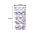 Miniatyrbillede 2 af 5: Udstoppede Dyr Legetøj Net Hængekøje Vægophæng Organizer Badeværelse Holder Display Plys Legetøjsopbevaring til Stue, Legeværelse, Bold (Violet)