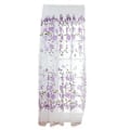 Pikkukuva 1 / 5: Läpikuultavat verhopaneelit Tylli Offset-painettu Pioni Kuvio Varjostusverho olohuoneeseen (1 kpl) (Violetti-100x200cm)