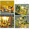 Miniatyrbild 5 av 5: Miniatyrdockhusmöbler, Trädockhus DIY Kit Plus och