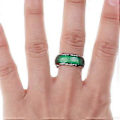 Miniatyrbillede 2 af 5: Parti med 3 Størrelser Følelses Skiftende Farve Skiftende Humør Band Fingerring