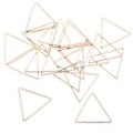 Pikkukuva 4 / 5: 20 kpl Geometrisia Riippuvia Korvanappikorvakoruja Riipus DIY (Kultainen Kolmio 24mm)