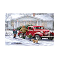Miniatyrbild 4 av 5: Julstämning, snölandskap, julgransdekoration, ca