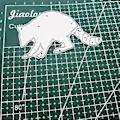 Miniatyrbillede 3 af 5: Metal Skæreforme til Kat Stencil DIY Scrapbooking Album Papir Kort Skabelon Form Prægning Håndværk Dekoration