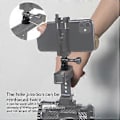 Miniatyrbillede 5 af 5: 2023 Ny Tripod Adapter i Aluminium-Legering 360-graders Drejelig 1/4\" Skrue Opgraderet (Sort Farve)
