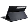 Miniatyrbild 4 av 5: Bluetooth-tangentbord PU-fodral A910B-A (Svart Vit)