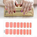Miniatyrbild 3 av 5: Nageldekaler Nagelstickers Enfärgad Enkel Användning Dekor DIY Hela Omslag Manikyr Tips Nagellacksremsor Nagelkonst för Hushåll (Hudrosa)