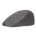 Pikkukuva 1 / 5: Miesten nahkainen Newsboy -lakki Ivy Flat Golf Driving Hunting -hattu (harmaa)