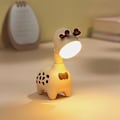 Miniatyrbillede 4 af 5: Kreativ form genopladelig version tegneserie giraf natlampe par gave pige atmosfære natlampe (grøn)