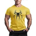 Spider-Man Træningstop Kortærmet T-shirt til Mænd (3XL Gul)