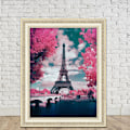 Miniatyrbild 2 av 5: 5D Diamantmålning, Exklusive ram (Eiffeltornet) 40cm*30cm  5D Di
