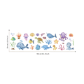 Miniatyrbillede 3 af 5: Stickers Muraux sous la Mer Autocollant Mural Tropicale Poisson