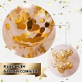 Miniatyrbillede 3 af 5: Fødselsdagsdekorationer Guld Balloner, Fødselsdag Balloner, 15 Pi