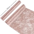 Miniatyrbild 2 av 5: 1 st återanvändbar dekorativ bordslöpare i non-woven-tyg, elegant flik